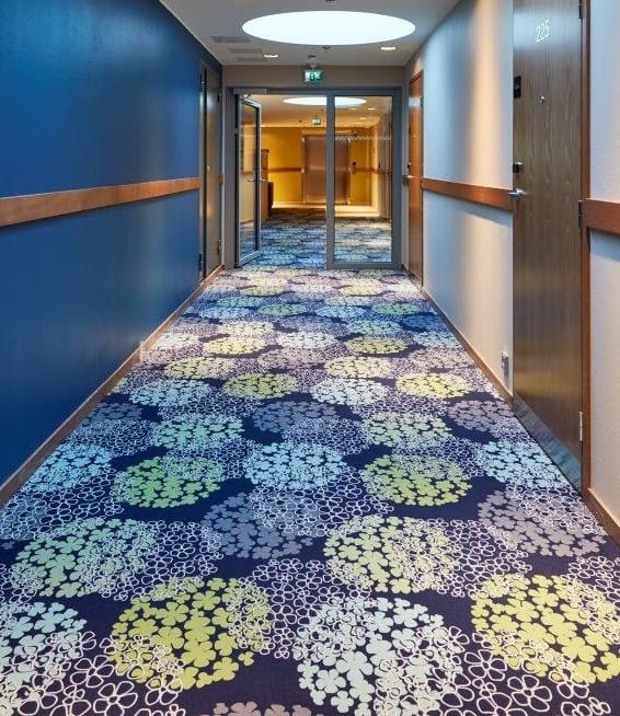 Hotelli Cumulus Meilahti – Vorwerk tekstiilimatto + Ecofix tarrakiinnitys